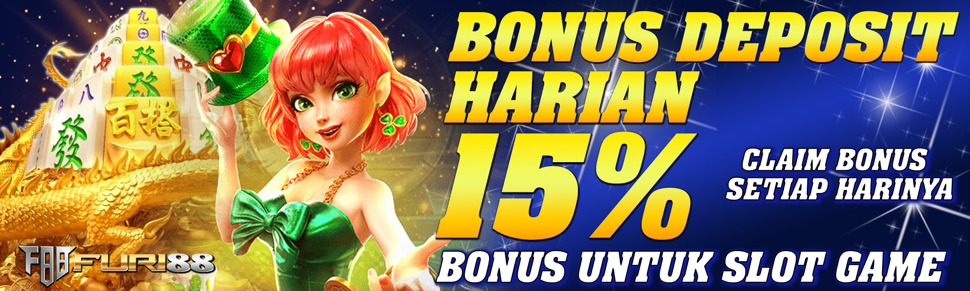 BONUS HARIAN 15%